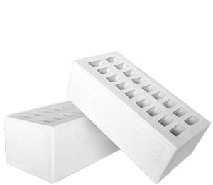 Кирпич керамический 1,4НФ Белый Гладкий облицовочный (КЗКрГв)